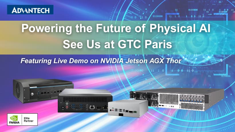 Advantech to Demonstrate Live NVIDIA Jetson Thor - Advantech